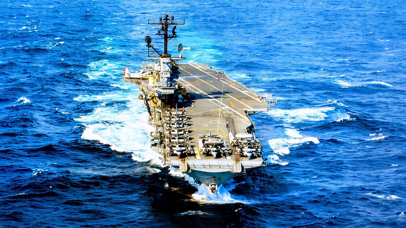 USS Intrepid Aircraft Carrier US Navy Photo