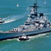 USS Iowa At Sea Creative Commons Photo