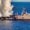 USS Juneau Being Attacked Creative Commons
