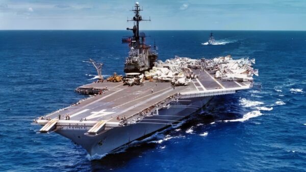 USS Midway in 1971 US Navy Photo