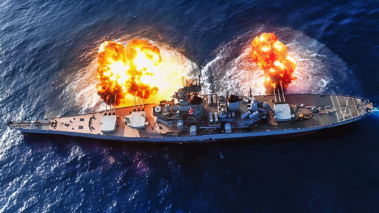 USS New Jersey Iowa-Class Battleship Creative Commons Photo