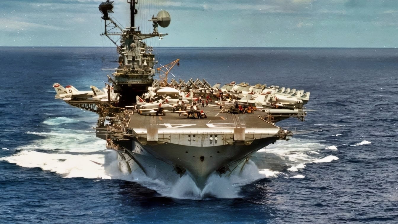 USS Oriskany (CV-34) Aircraft Carrier Creative Commons Image
