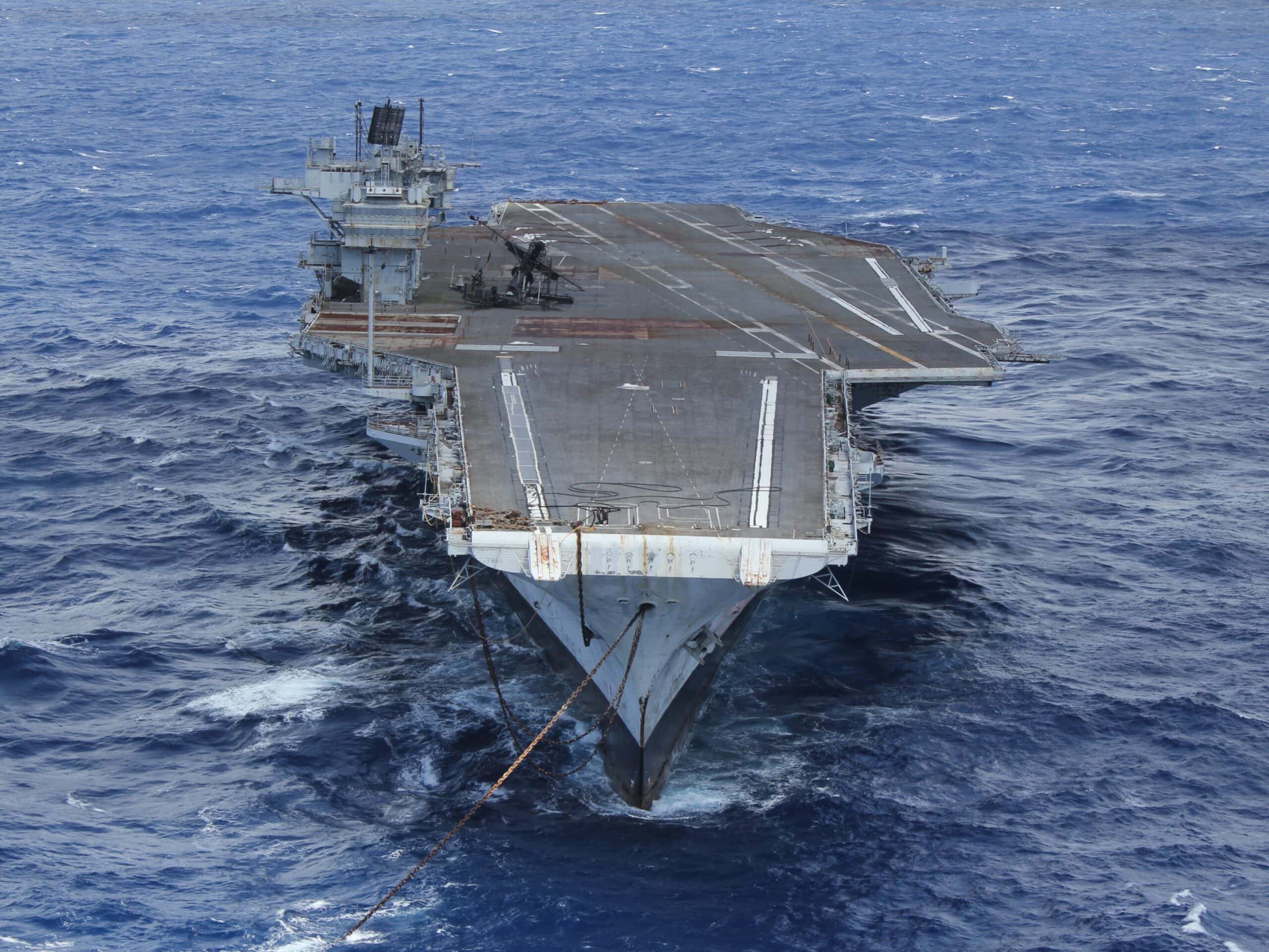 USS Saratoga Dropped 4,047,000 Pounds of Ordnance on Iraq and Transited the Suez Canal Six Times. Saddam Hussein Announced on Television That She Had Been Sunk.