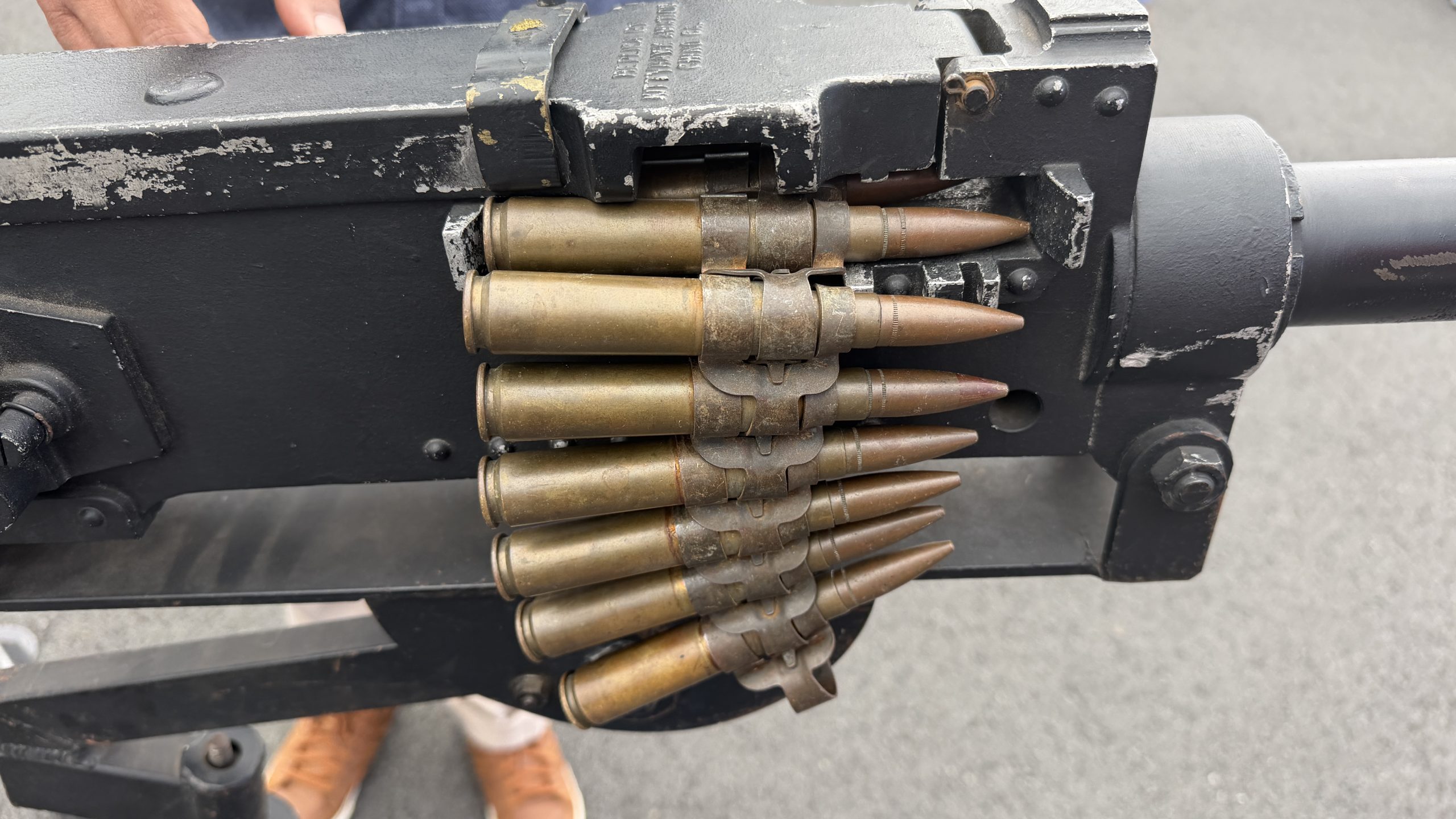 M2 Browning. Image taken by 19FortyFive.com staff at Leesburg, VA airshow.