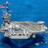 Aircraft Carrier At Sea Creative Commons Photo