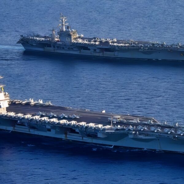 The US Navy Nuclear Ford-Class Aircraft Carrier