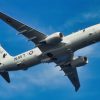 A P-8A Poseidon assigned to Patrol Squadron (VP) 16 is seen in flight over Jacksonville, Fla. (U.S Navy photo by Personnel Specialist 1st Class Anthony Petry)