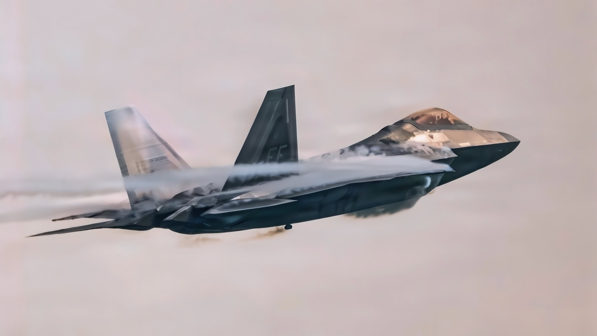 U.S. Air Force Capt. Nick “Laz” Le Tourneau, pilot and commander of the F-22 Raptor Aerial Demonstration Team, performs an aerial demonstration for the Chicago Air and Water Show in Chicago, Illinois, August 14, 2026. The F-22 is designed to perform high-performance maneuvers that showcase its maneuverability and control in flight. The visible vapor forms when rapid changes in air pressure and humidity around the aircraft cause water vapor in the air to condense. (U.S. Air Force photo by Staff Sgt. Mary Bowers)