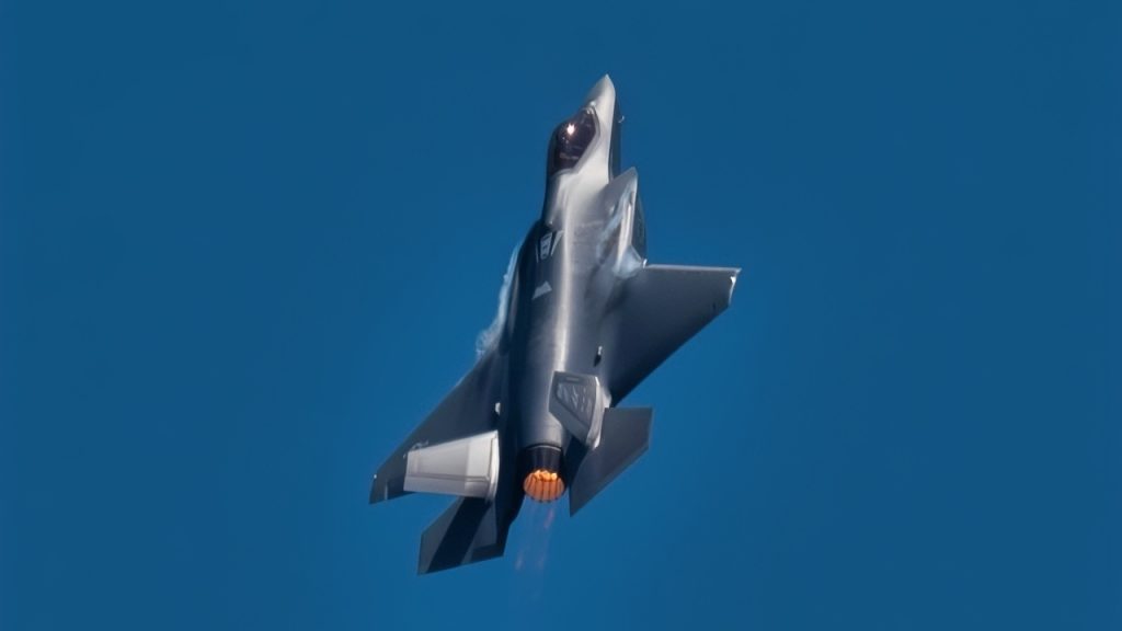 U.S. Air Force Maj. Kristin "BEO" Wolfe, F-35A Lightning II Demonstration Team commander and pilot, assigned to Hill Air Force Base, Utah, prepares to demonstrate the capabilities of the F-35 during Aero India 23 at Air Force Station Yelahanka, Bengaluru, India, Feb. 14, 2023. Aero India is an opportunity to demonstrate U.S. presence in and commitment to the region. (U.S. Air Force Photo by Airman 1st Class Emily Saxton)