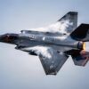 A U.S. Air Force F-35A Lightning II aircraft assigned to the 355th Fighter Squadron, Eielson Air Force Base, Alaska, performs during the Joint Forces Demonstration at the Arctic Thunder Open House at Joint Base Elmendorf-Richardson, Alaska, Aug. 8, 2026. The F-35A is an agile, versatile, high-performance, multi-role fighter that combines stealth, sensor fusion and unprecedented situational awareness. (U.S. Army photo by Correy Mathews)