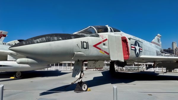 F-4 Phantom Fighter Aboard USS Intrepid Aircraft Carrier 19FortyFive Photo by Harry J. Kazianis