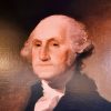 George Washington at Disney Hall of Presidents In Orlando, Florida