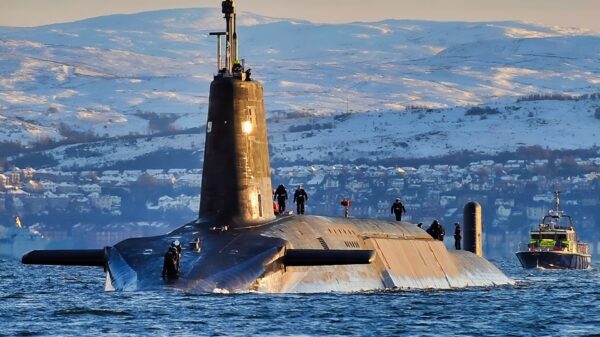 HMS Vanguard Royal Navy SSBN Submarine