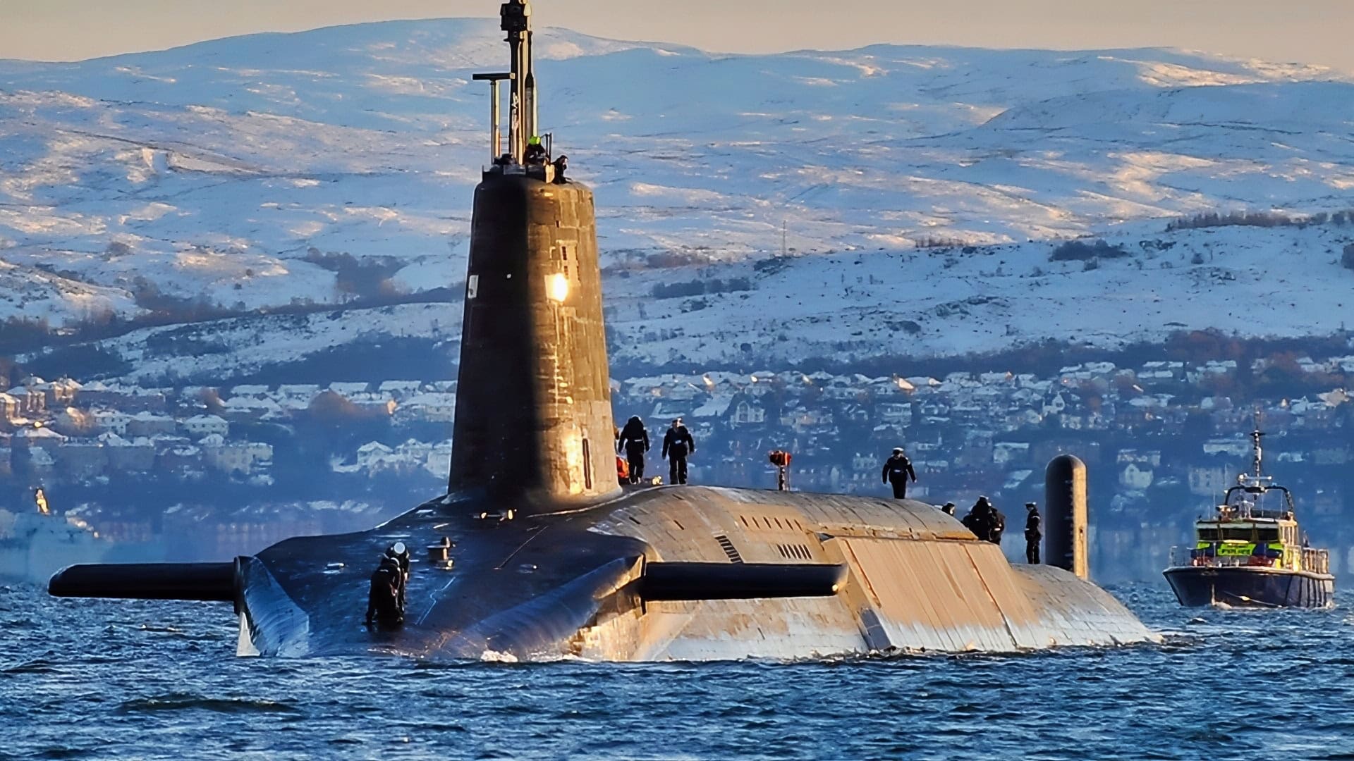 HMS Vanguard Royal Navy SSBN Submarine