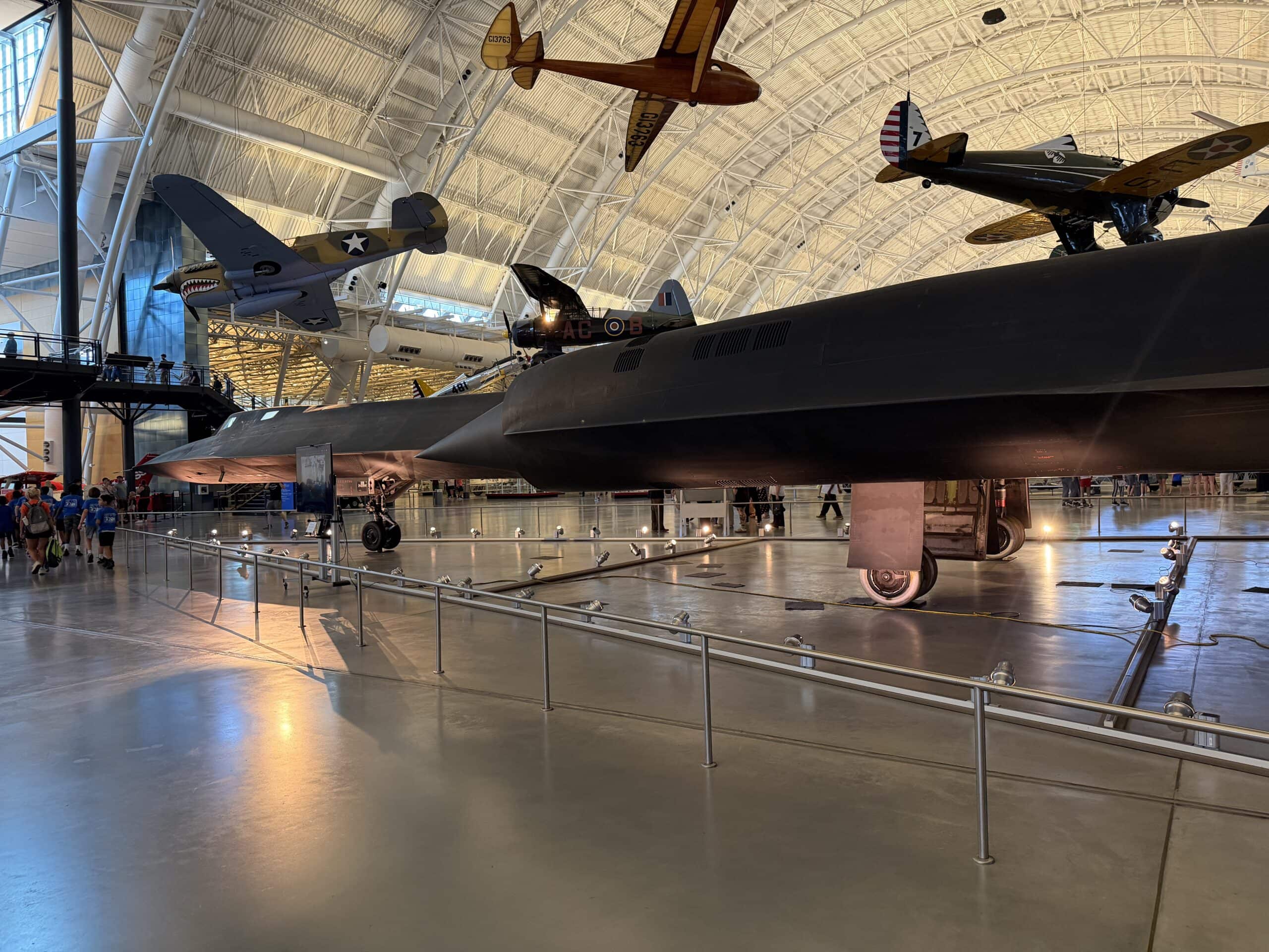 SR-71 Blackbird at the Smithsonian. 19FortyFive original image taken in July 2025.