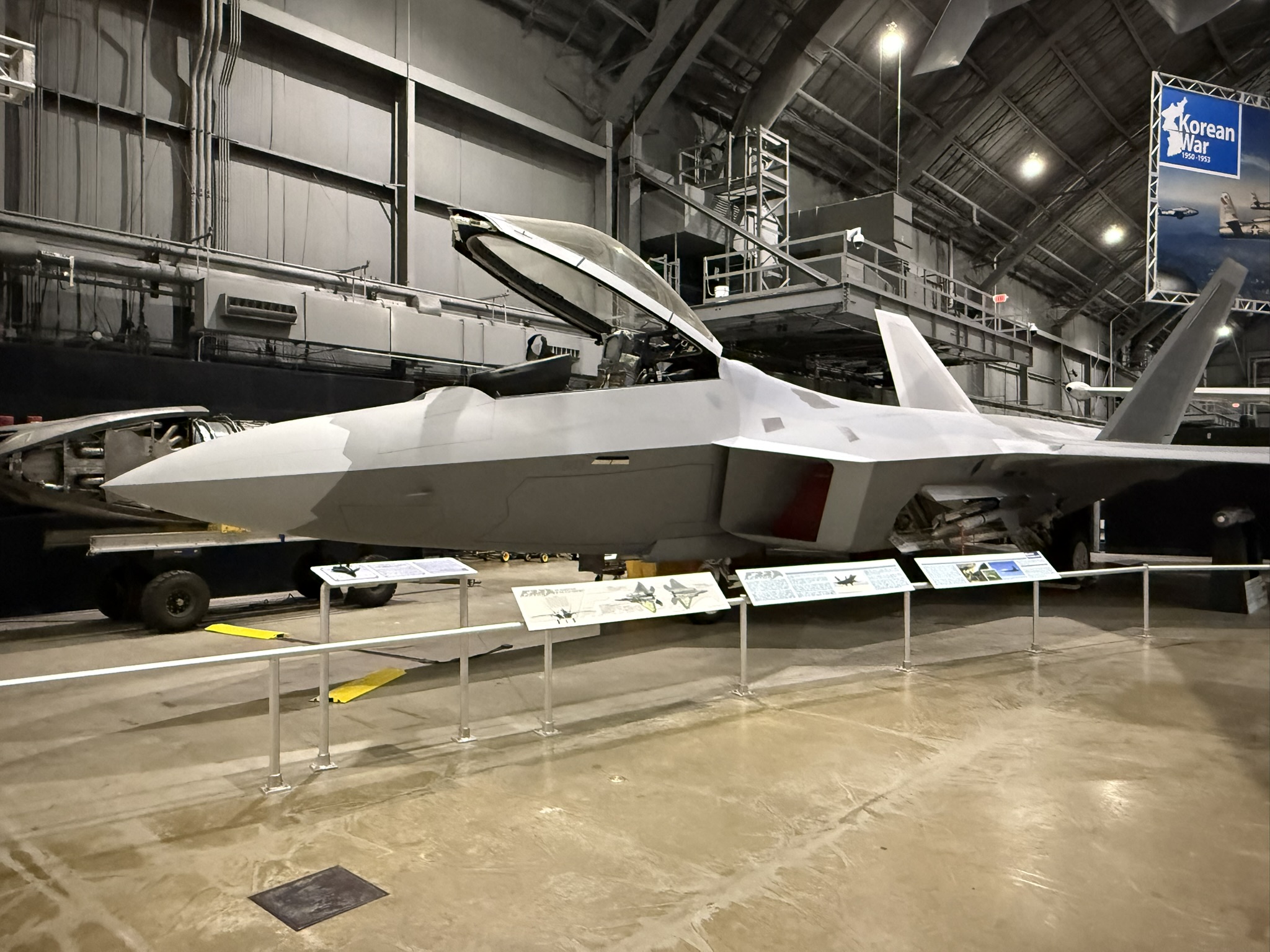 F-22 Raptor at the National Museum of the US Air Force.  19FortyFive Photo Shoot. 