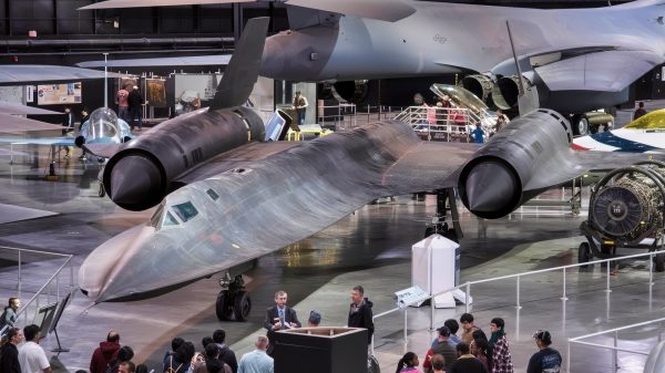 SR-71 Blackbird Museum Exhibit