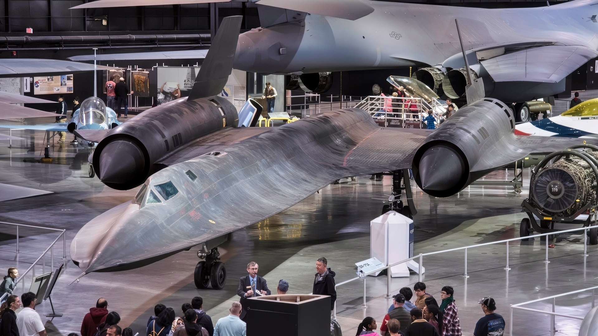 SR-71 Blackbird Museum Exhibit