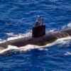 Virginia-class submarine USS North Carolina (SSN-777) sails during the at-sea phase of Exercise Rim of the Pacific (RIMPAC) 2024. Twenty-nine nations, 40 surface ships, three submarines, 14 national land forces, more than 150 aircraft and 25,000 personnel are participating in RIMPAC in and around the Hawaiian Islands, June 27 to Aug. 1. The world’s largest international maritime exercise, RIMPAC provides a unique training opportunity while fostering and sustaining cooperative relationships among participants critical to ensuring the safety of sea lanes and security on the world’s oceans. RIMPAC 2024 is the 29th exercise in the series that began in 1971. (U.S. Navy photo by Mass Communication Specialist 2nd Class Terrin Hartman)