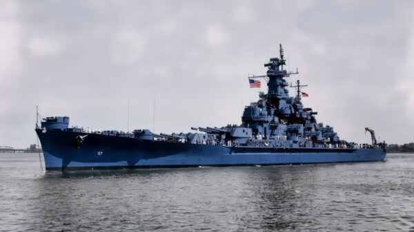 USS South Dakota Colorized Photo Creative Commons Photo
