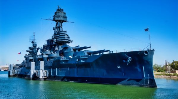 US Navy USS Texas Battleship