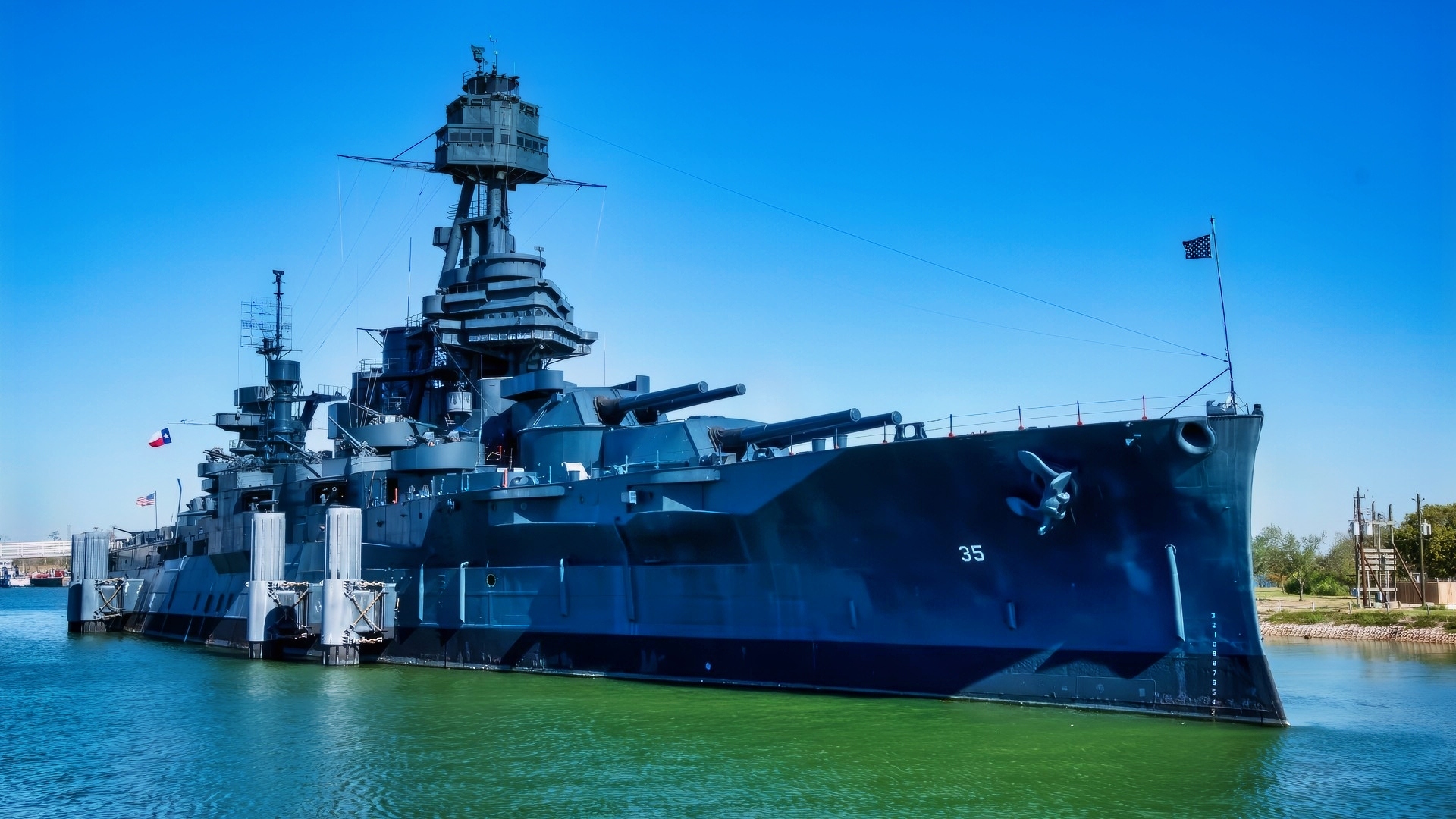US Navy USS Texas Battleship