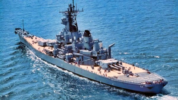USS Wisconsin Battleship US Navy Photo Creative Commons
