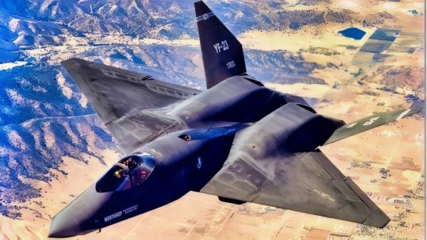 YF-23 Fighter Creative Commons Photo