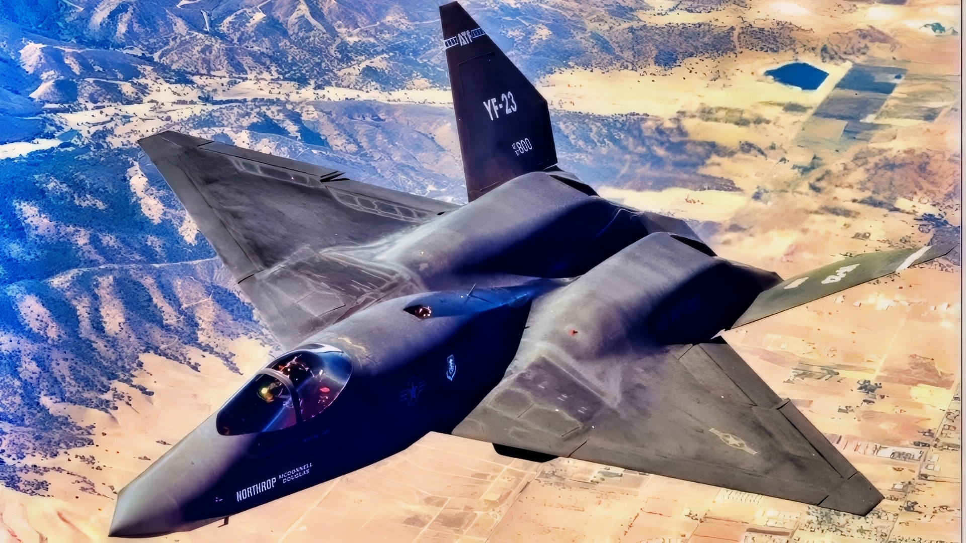 YF-23 Fighter Creative Commons Photo