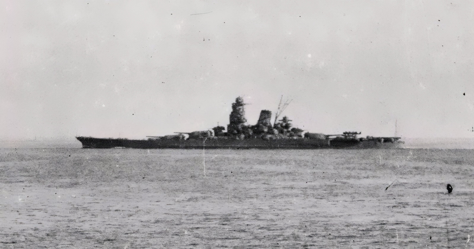 Yamato-Class Battleship in 1944 Creative Commons Image