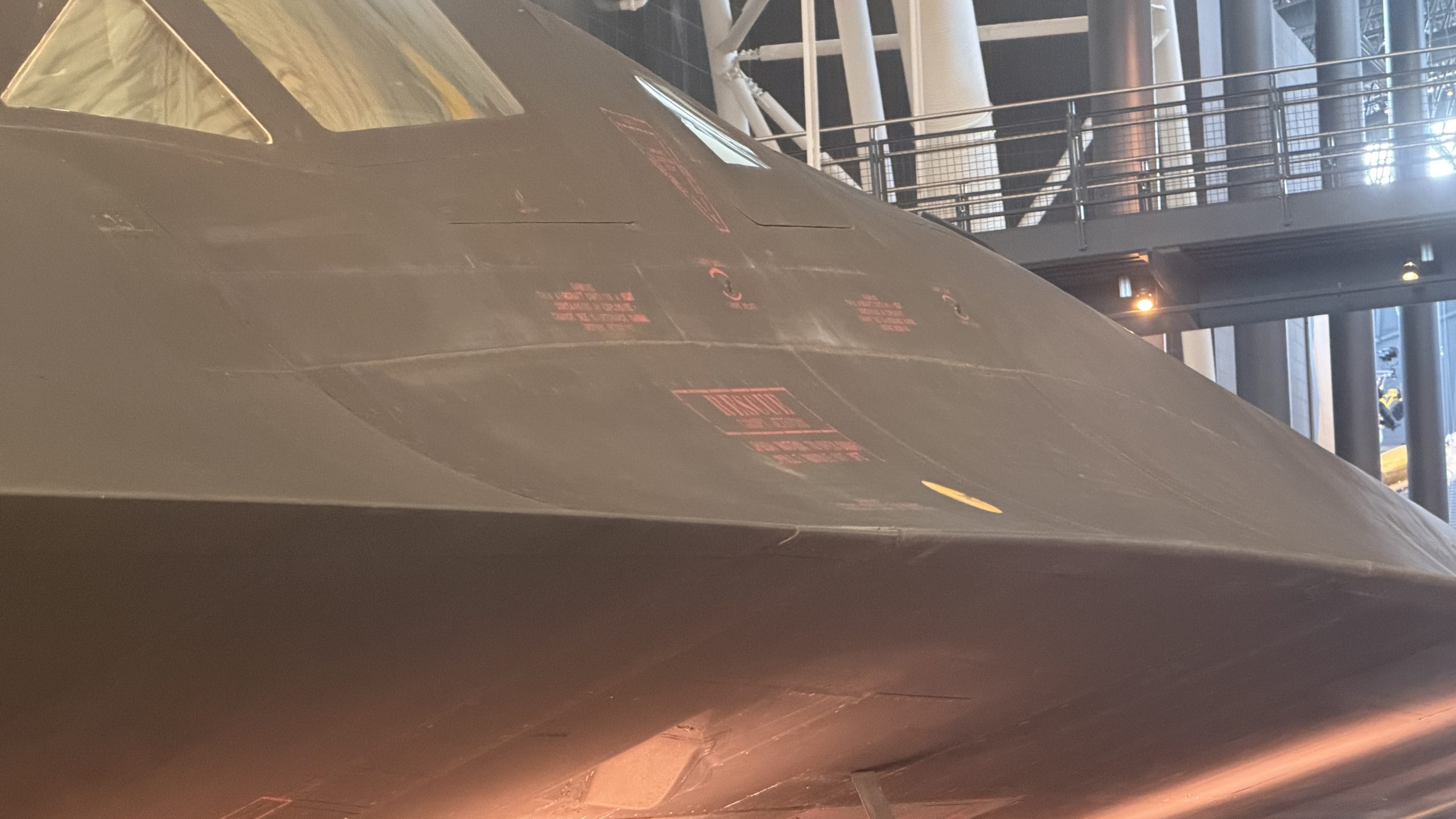 SR-71 Blackbird. Smithsonian Display Photo Taken by 19FortyFive on 9/30/2026.