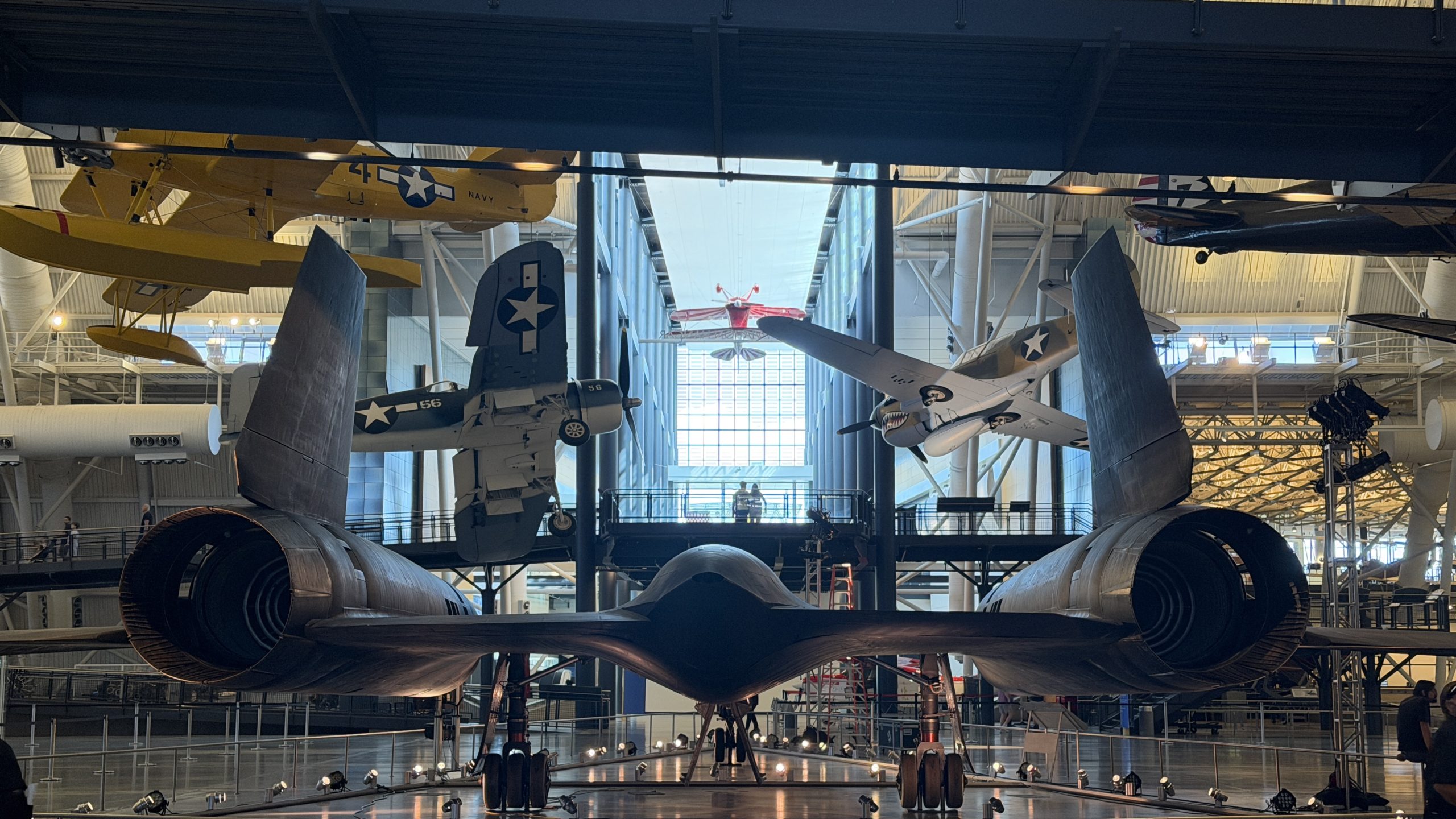 SR-71 Blackbird. Smithsonian Display Photo Taken by 19FortyFive on 9/30/2026.