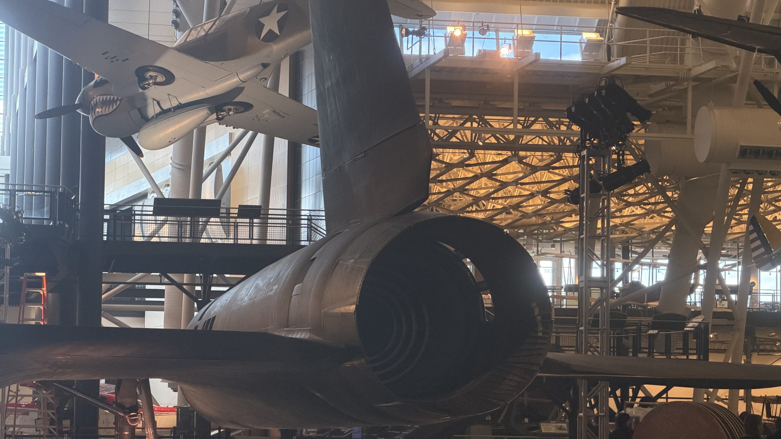SR-71 Blackbird at the Smithsonian. Photo taken by 19FortyFive writer Christian D. Orr.