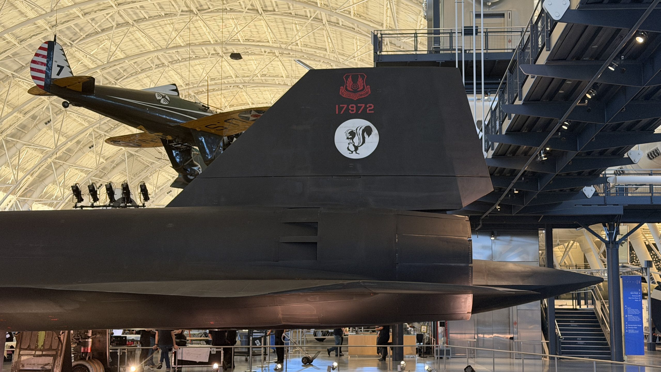 SR-71 Blackbird. Smithsonian Display Photo Taken by 19FortyFive on 9/30/2026.