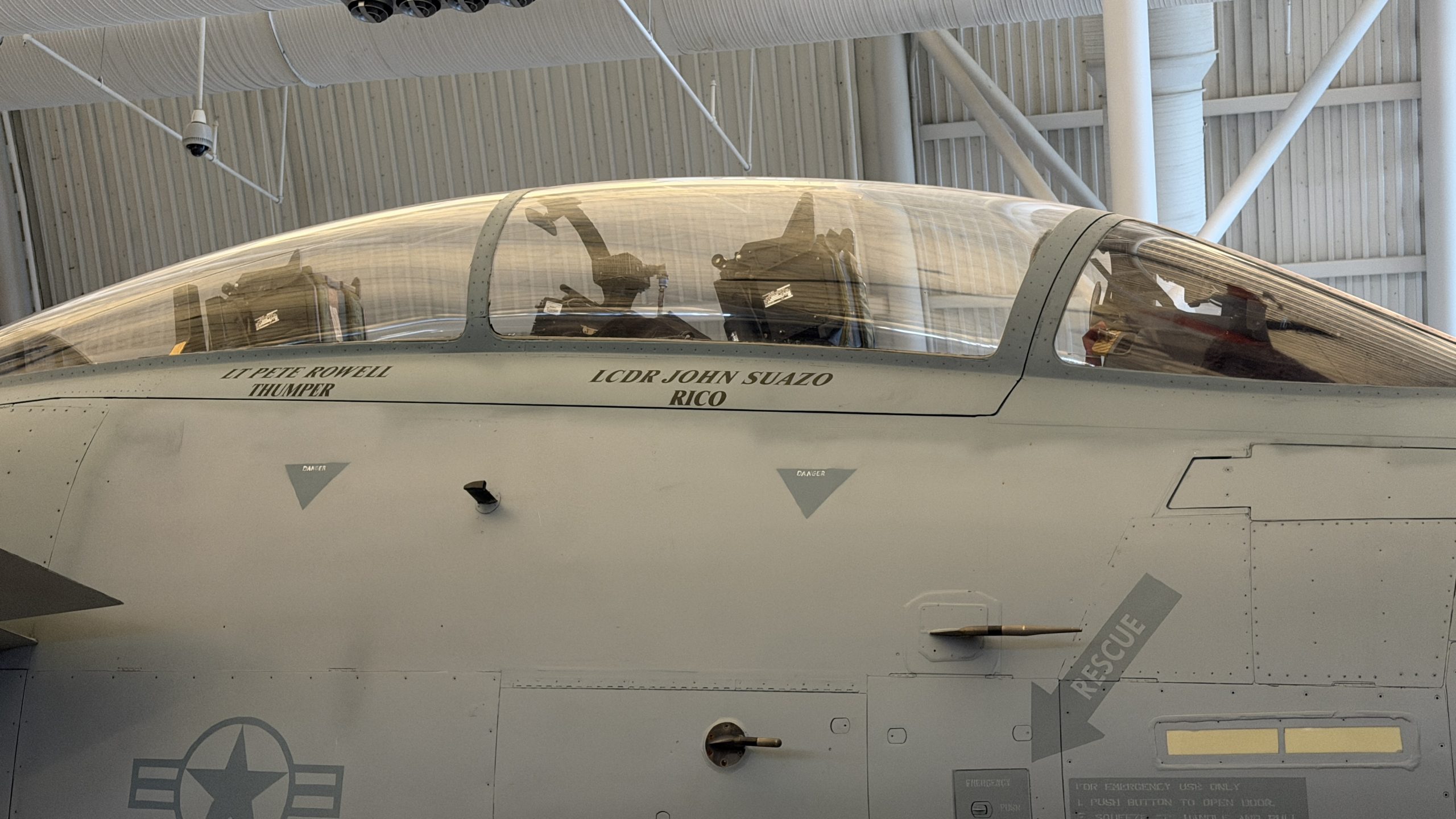 F-14 Tomcat from Steven F. Udvar-Hazy Center. Image taken by 19FortyFive staff on 9/30/2026.