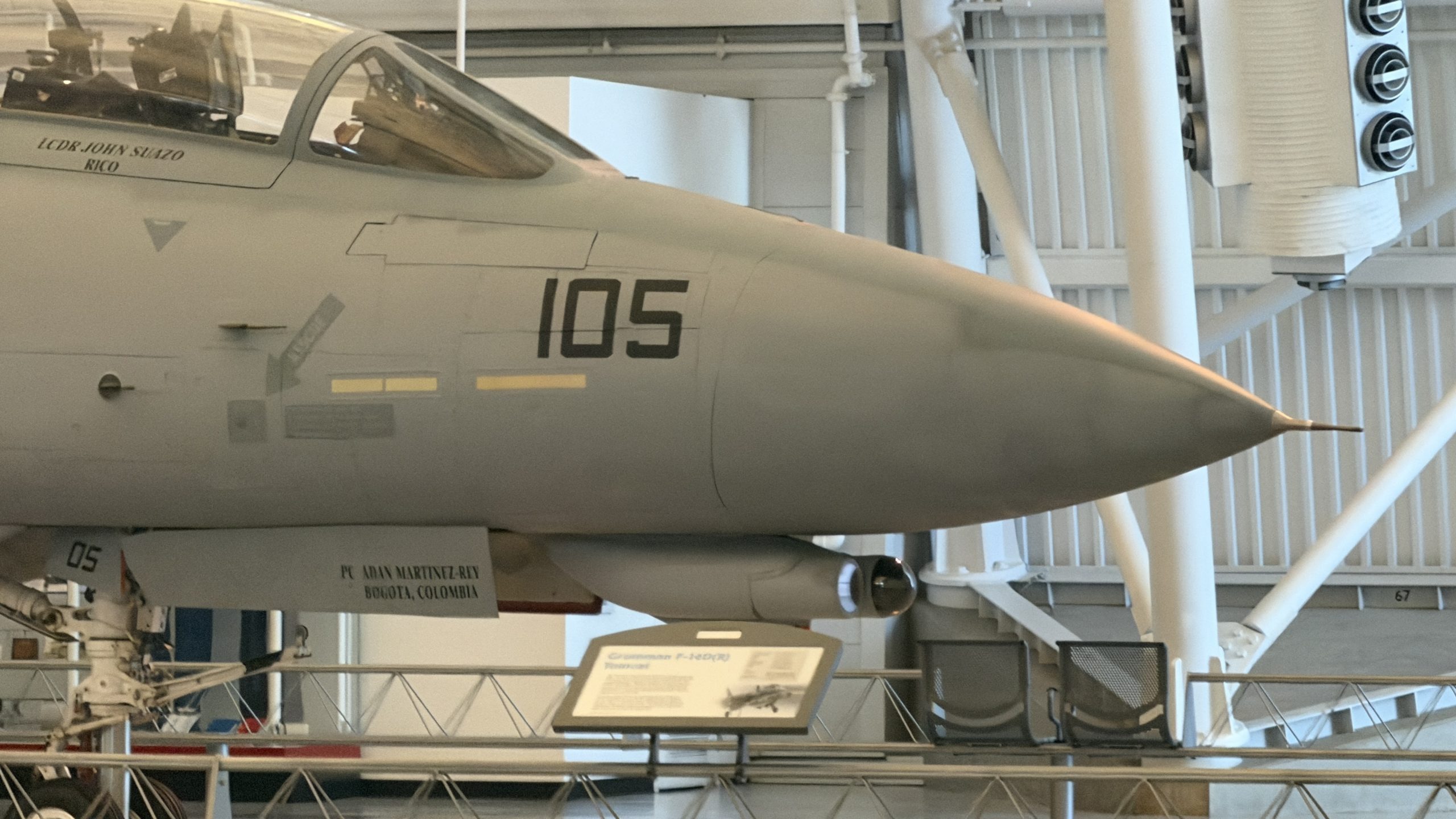 Steven F. Udvar-Hazy Center F-14 Tomcat Exhibit. 19FortyFive Photos by Christian D. Orr.