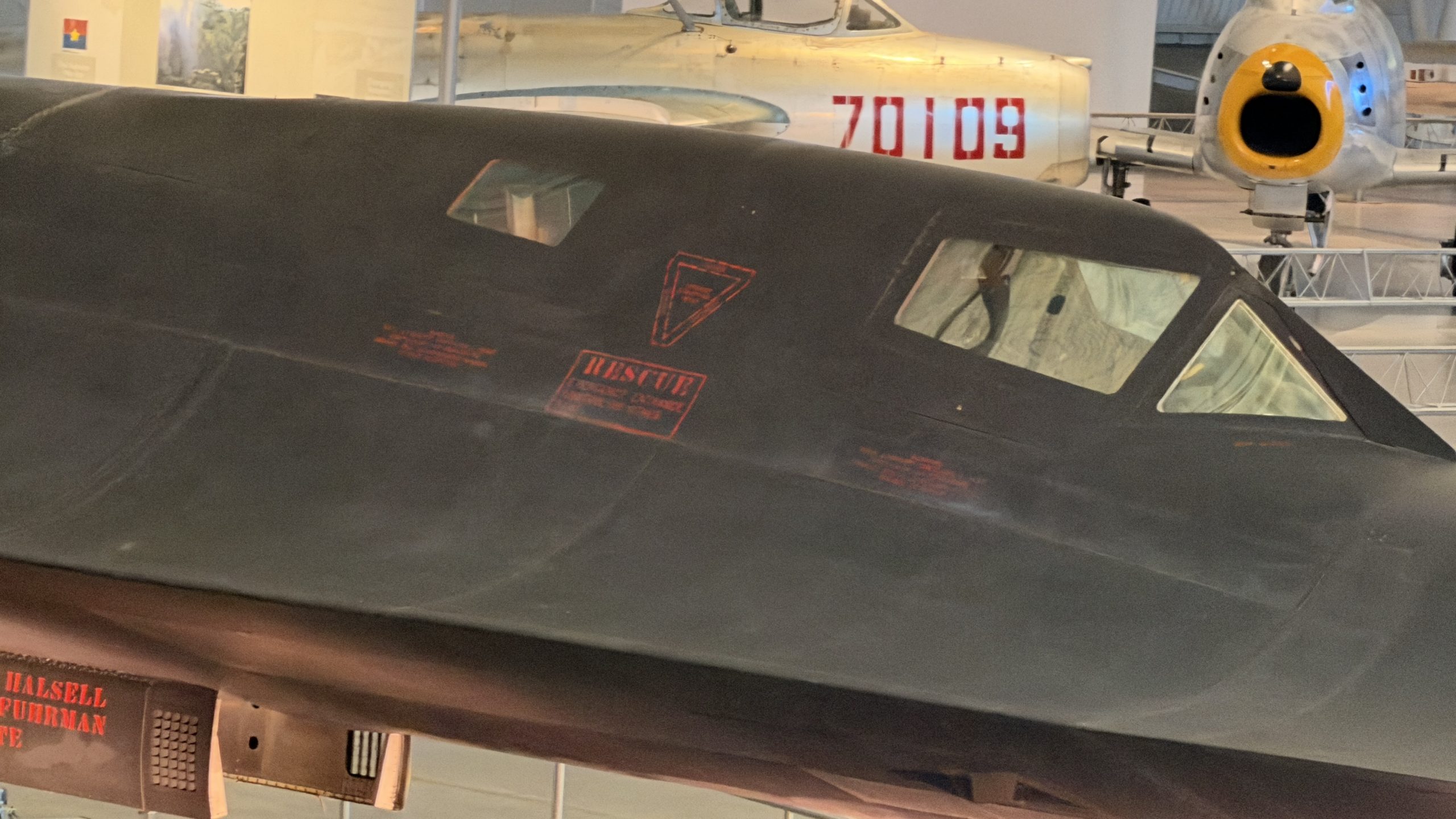 SR-71 Blackbird at Steven F. Udvar-Hazy Center Taken on 10/23/2026.