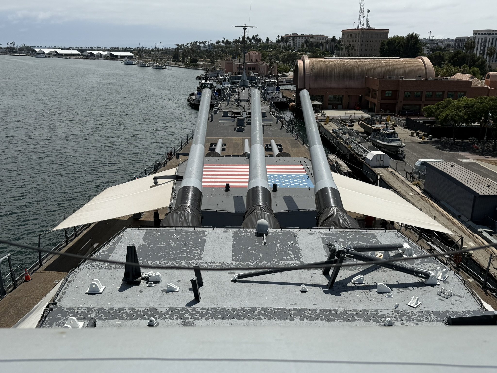 USS Iowa Battleship tour taken by 19FortyFive in August 2025.