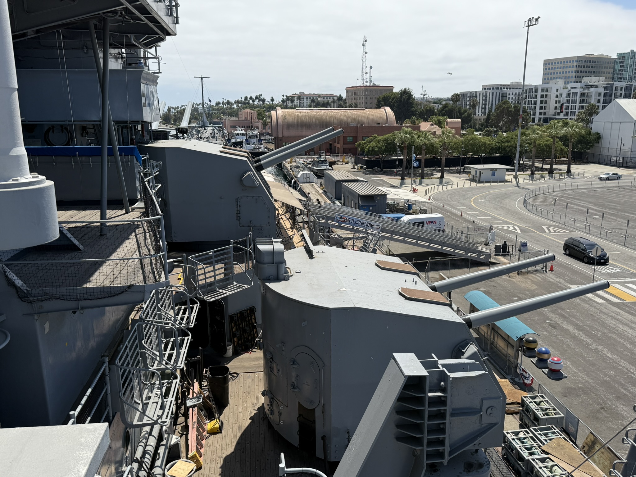 USS Iowa visit