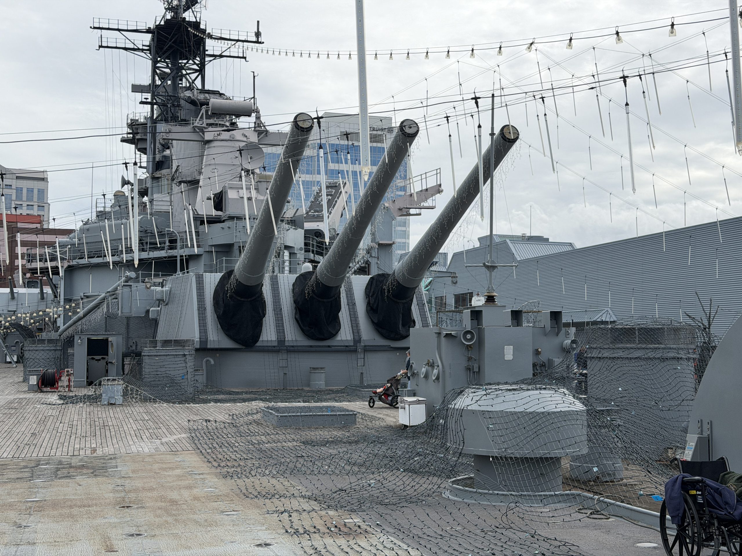USS Wisconsin Iowa-Class Battleship Tour. Photo by 19FortyFive Reporter Christian D. Orr.