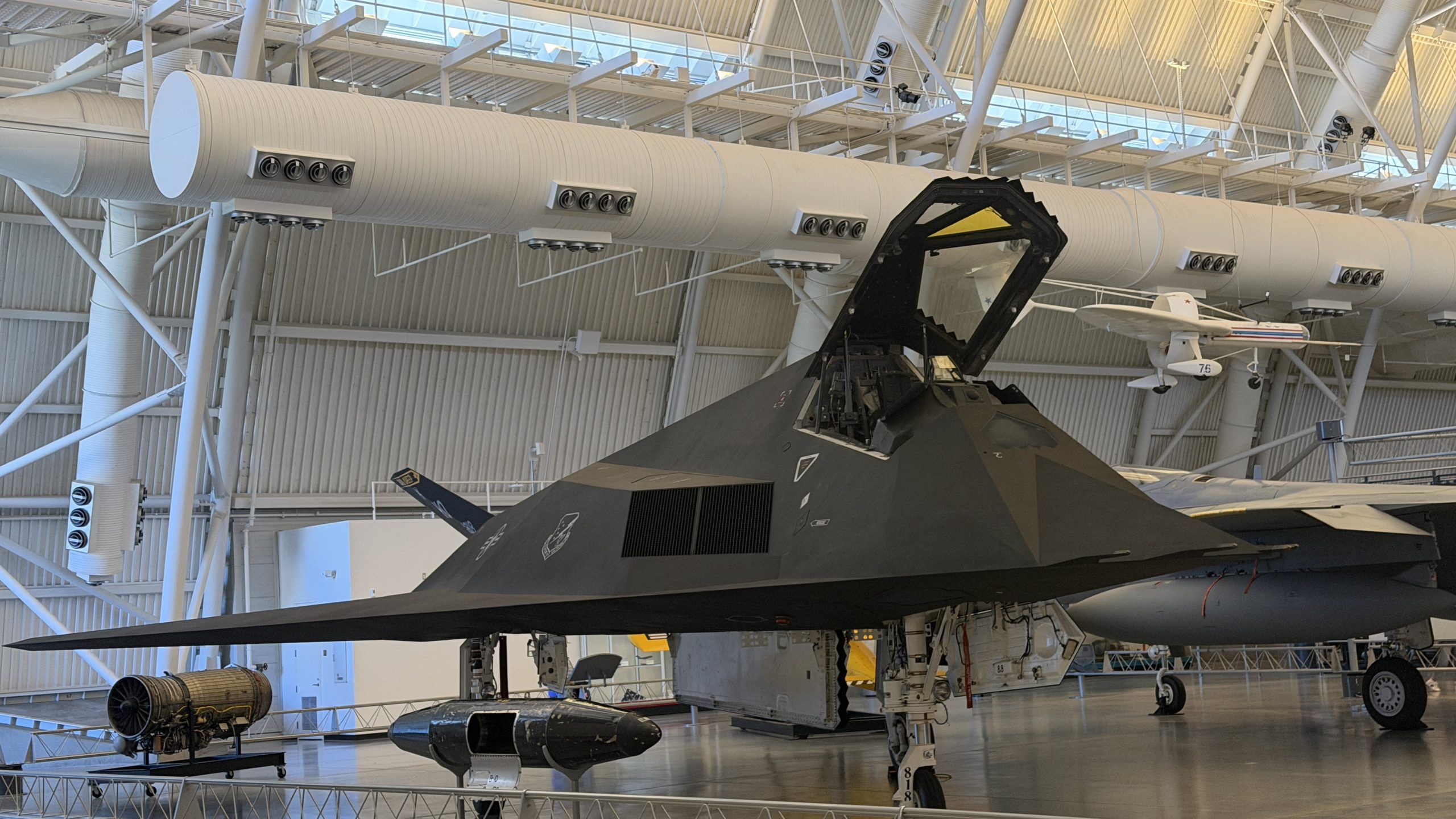 F-117 Nighthawk at the Smithsonian. 19FortyFive Original Image by Christian D. Orr. 