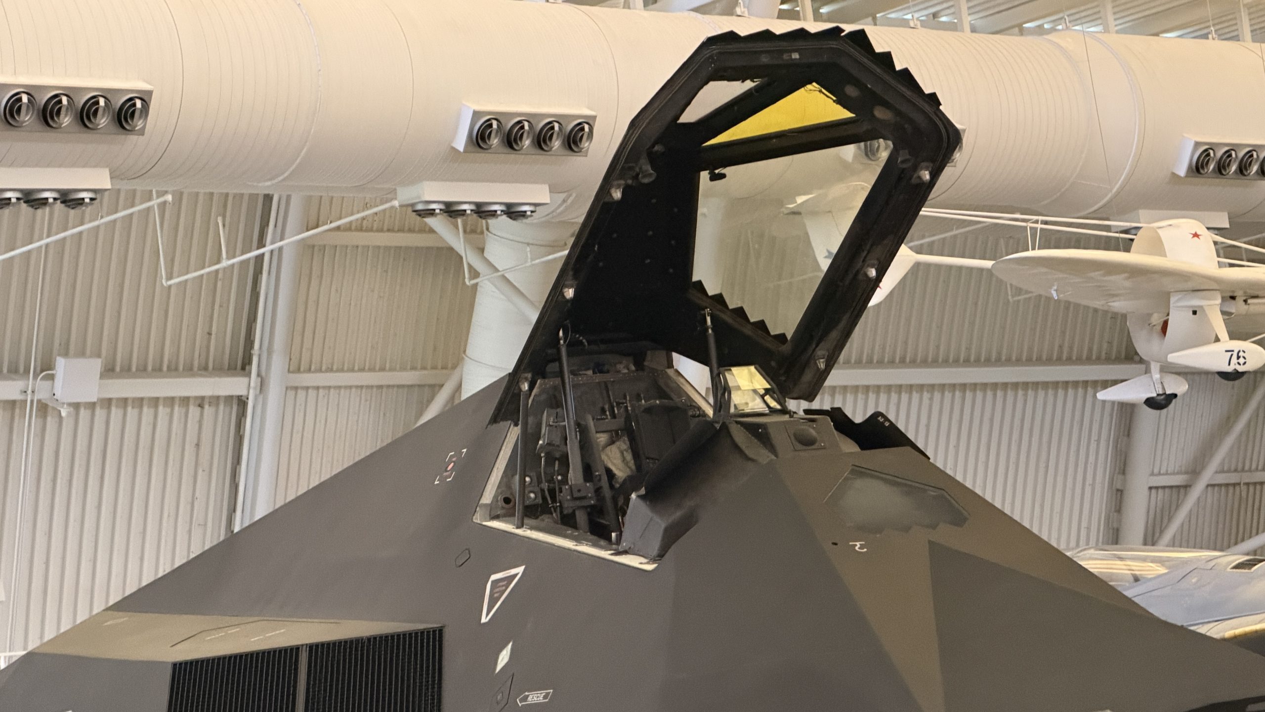 F-117 Nighthawk at the Smithsonian. 19FortyFive Original Image by Christian D. Orr.