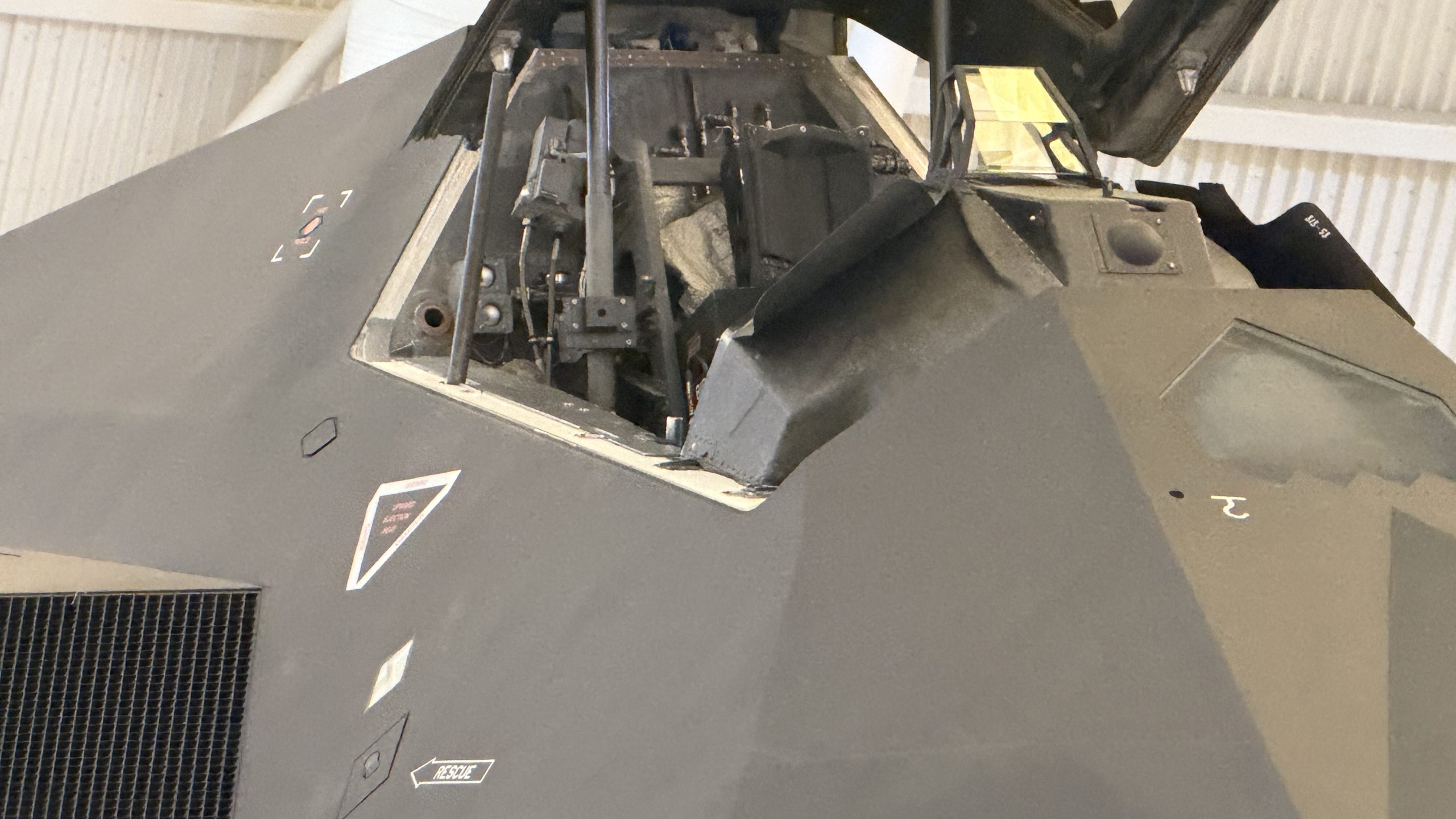 F-117 Nighthawk at the Smithsonian. 19FortyFive Original Image by Christian D. Orr. 