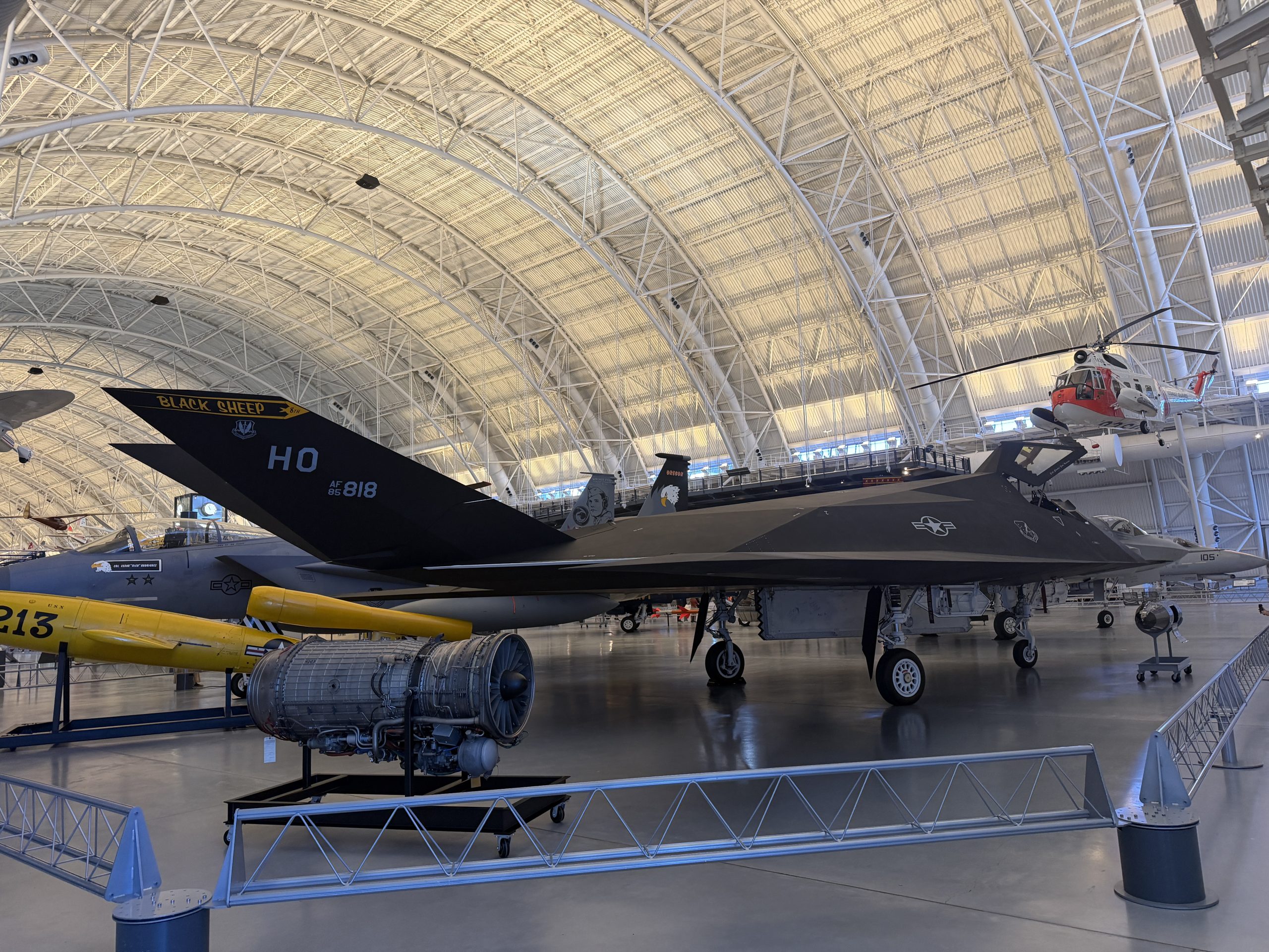 F-117 Nighthawk at the Smithsonian. 19FortyFive Original Image by Christian D. Orr.