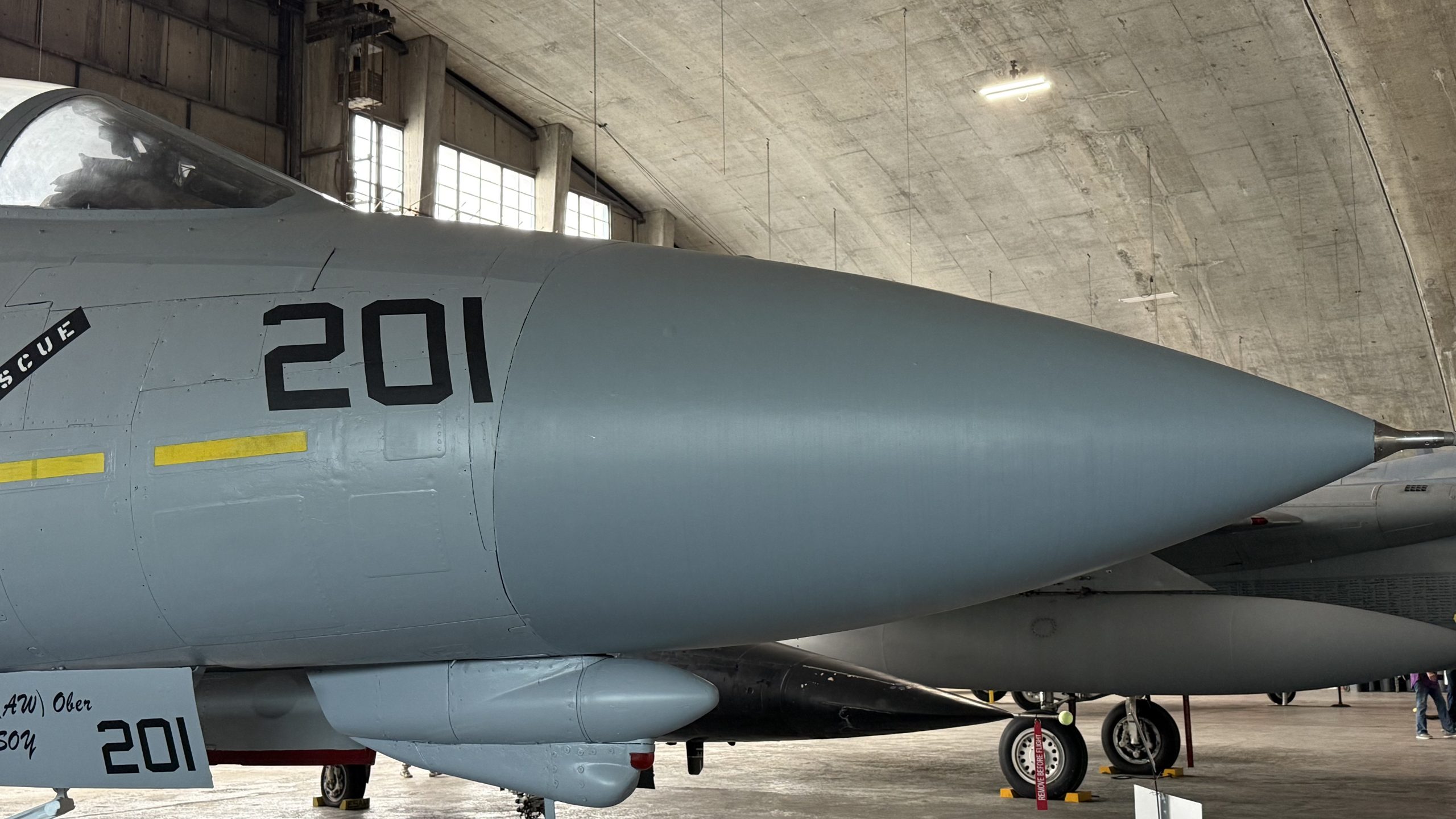 F-14 Tomcat. 19FortyFive staff photo from museum visit.
