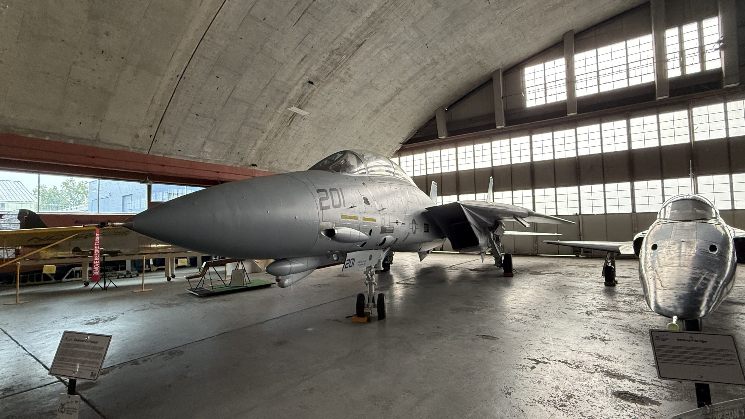 F-14 Tomcat. 19FortyFive staff photo from museum visit.