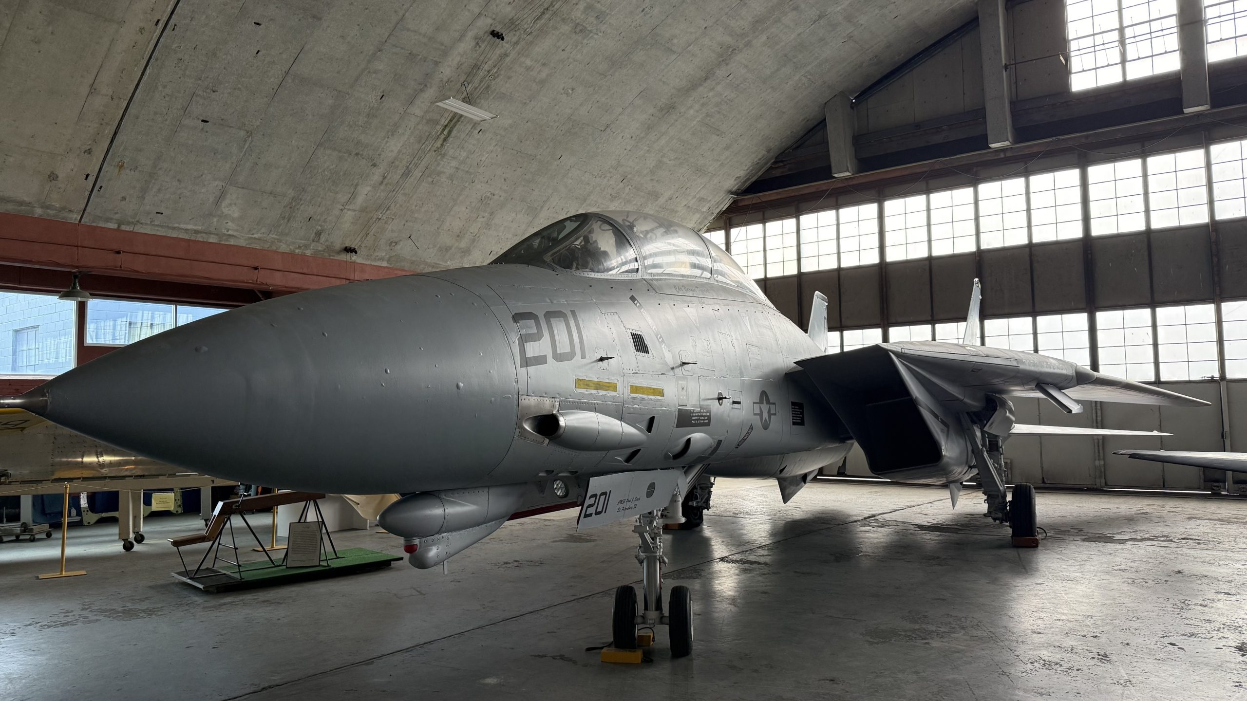 F-14 Tomcat. 19FortyFive staff photo from museum visit.