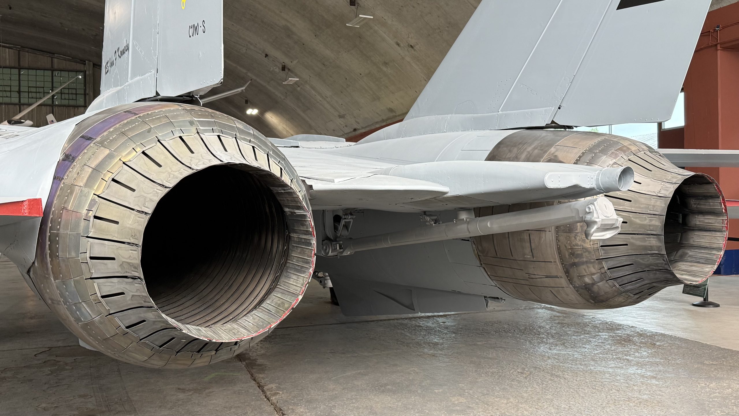 F-14 Tomcat. 19FortyFive staff photo from museum visit.
