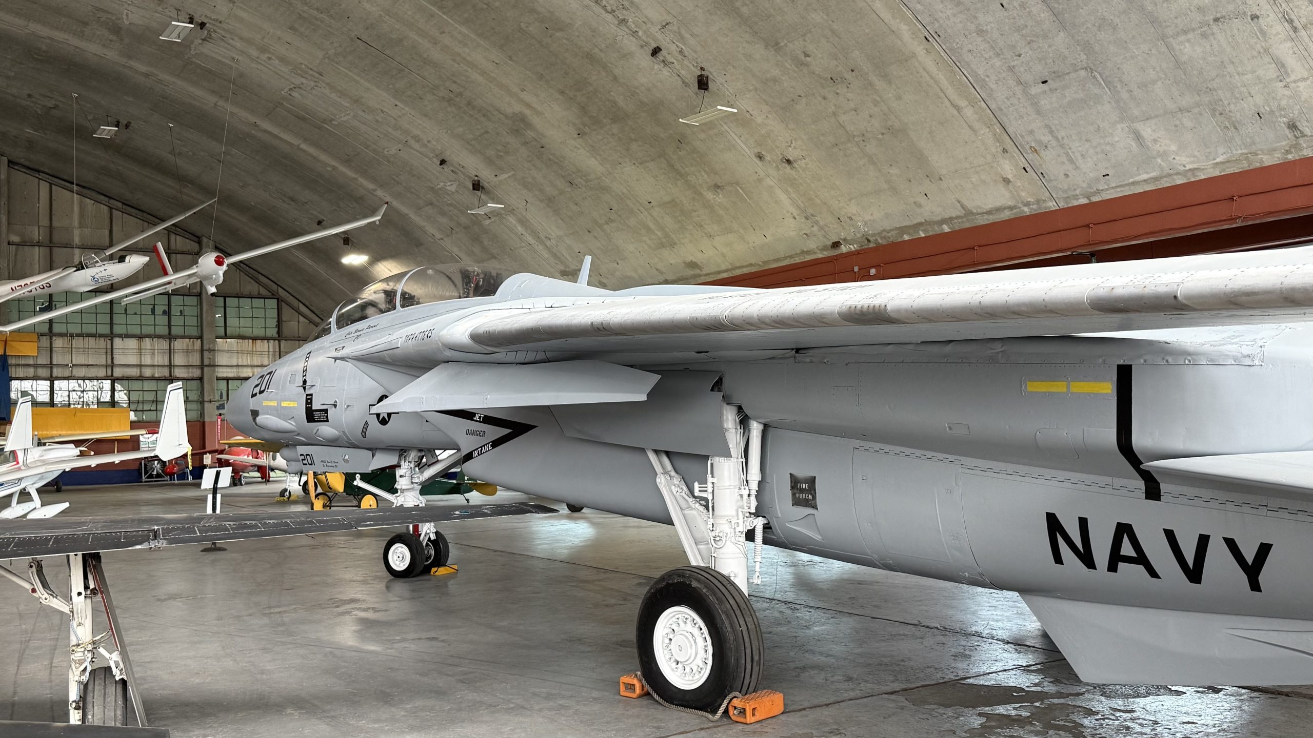 F-14 Tomcat. 19FortyFive staff photo from museum visit.