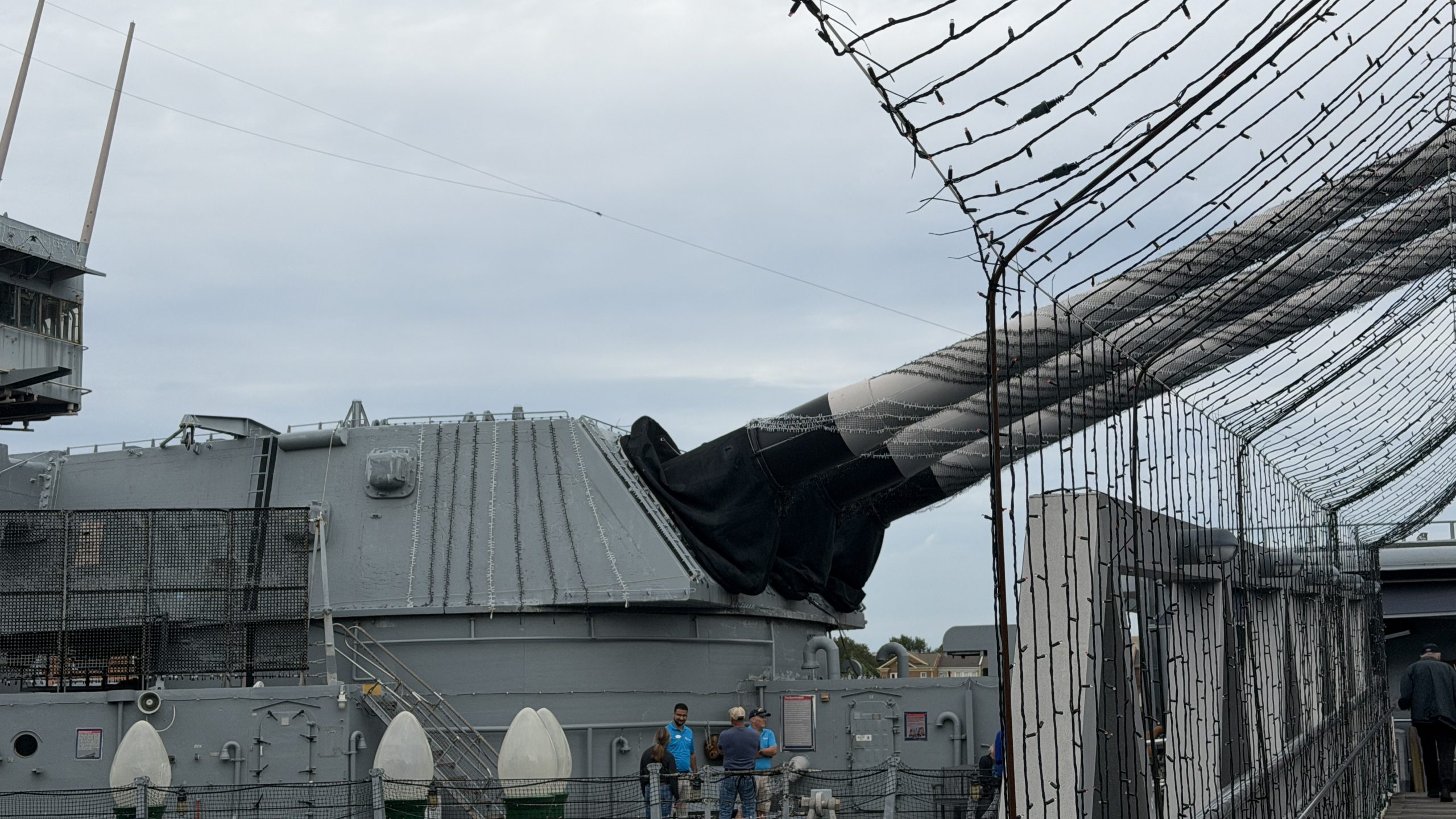 USS Wisconsin Iowa-Class Battleship Tour. Photo by 19FortyFive Reporter Christian D. Orr.